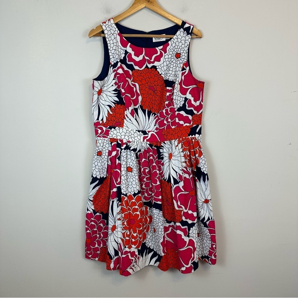 eliza j floral a line dress | Dresses | Eliza J Aline Womens 4 Red Pink White Print Sleeveless Lined A Line White Simple July 2025 Casual dresses Enchant every Size:US 8 / AUS 12